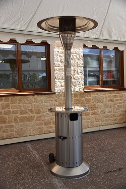 Parasol chauffant à gaz